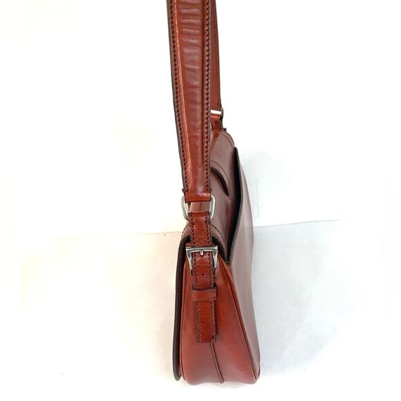 Prada Vitello England Shoulder Bag Cognac - Picture 3 of 11